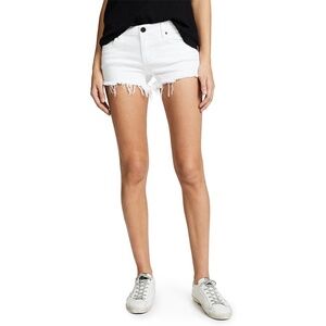 Blank NYC Stretchy Cut-Off White Jean Shorts NWT